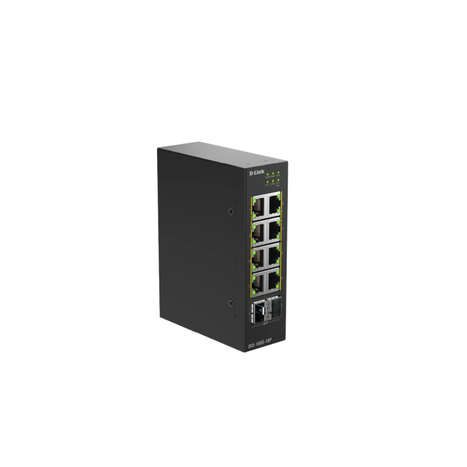 Industrial 8-Port 1G PoE+ + 2-Port 1G SFP Unmanaged PoE Switch