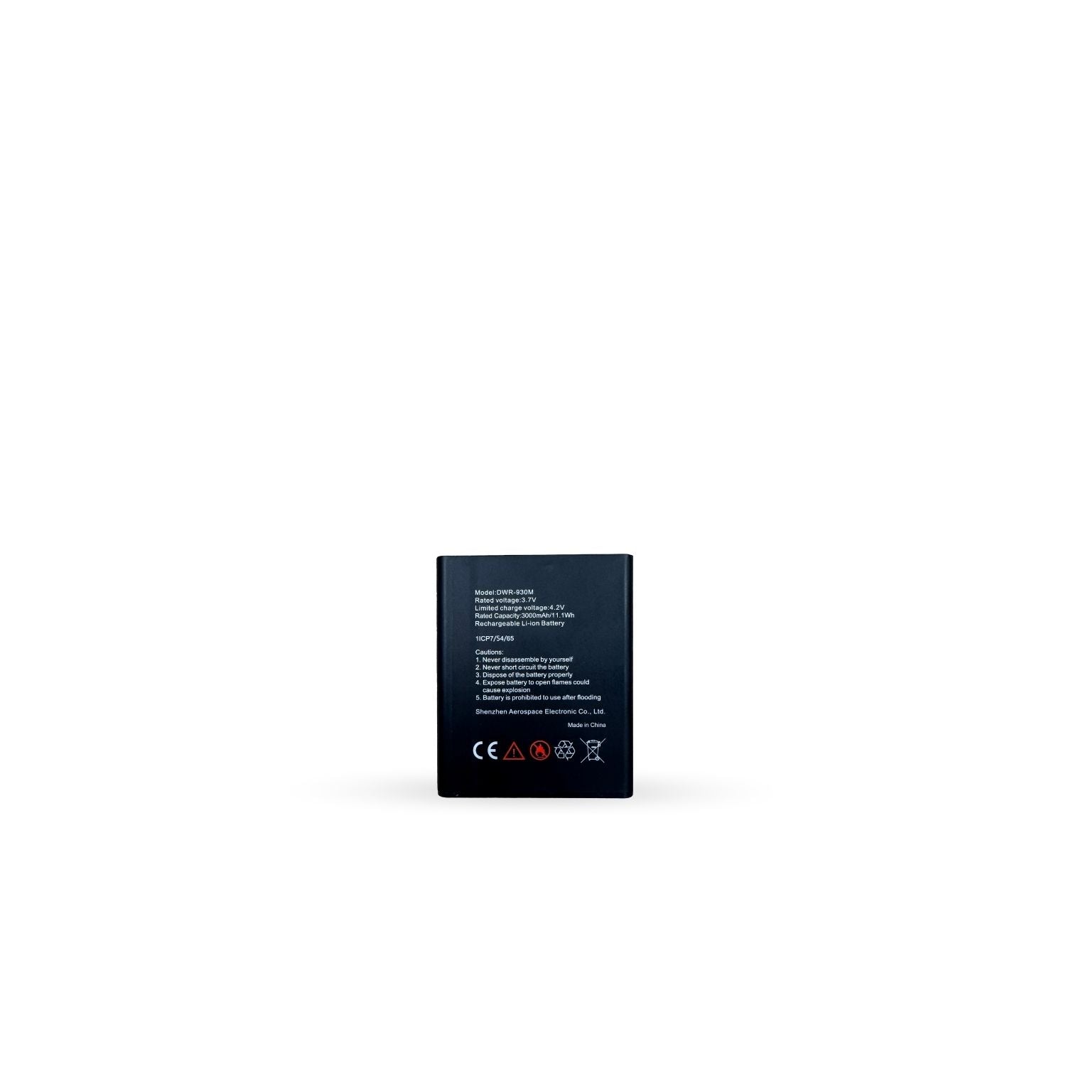 3000mAh Li-ion Rechargeable Battery