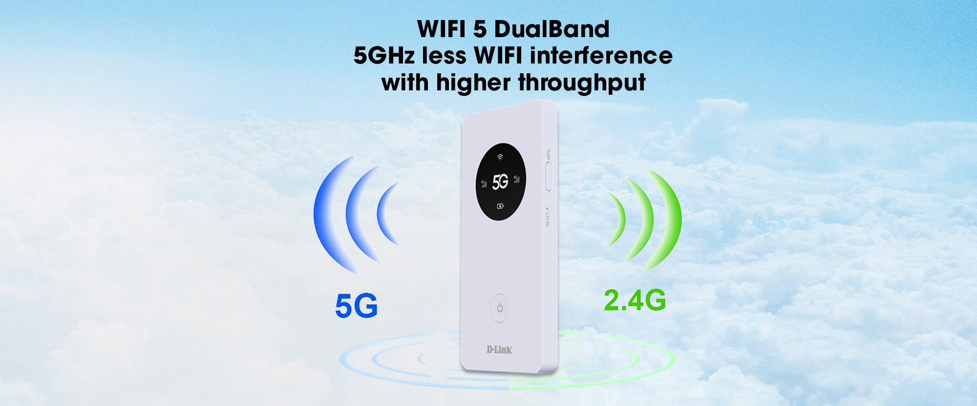5G Mobile Wi-Fi Hotspot AC1200