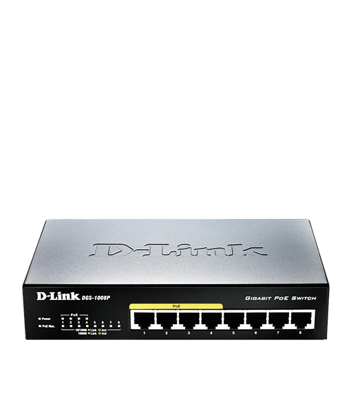 Value-5-Star Mini 8-port POE 10//100Mbps Fast Ethernet Network Smart Switch Wireless AP//IP Phones of